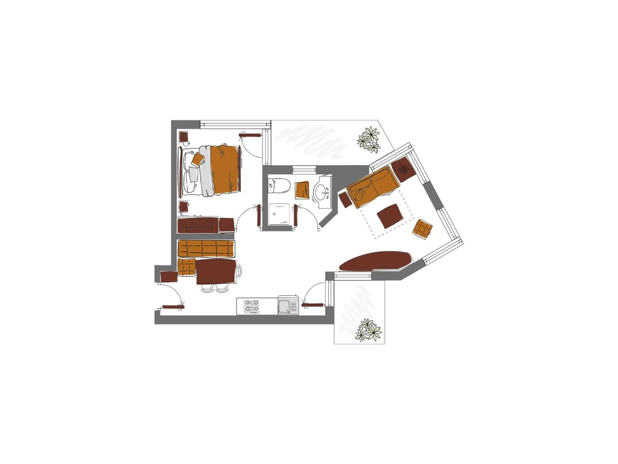 Schoenblick - Gurgl B&B 奥伯古格尔 客房 照片